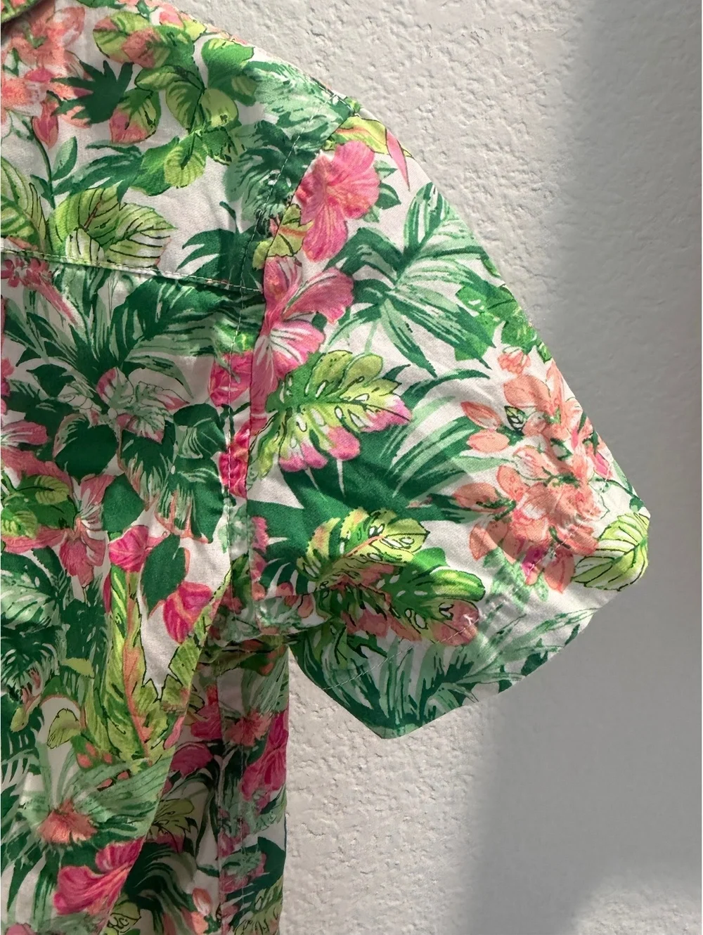 Janie and Jack Boys Beach printed button down